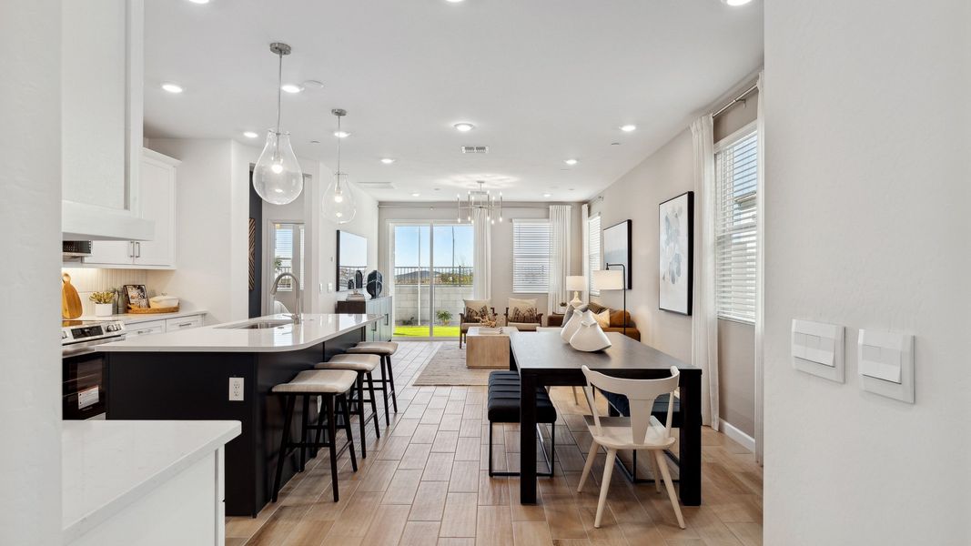 Furnished interior view inside a new home in The Buttes at Mystic, Peoria (Image 5).