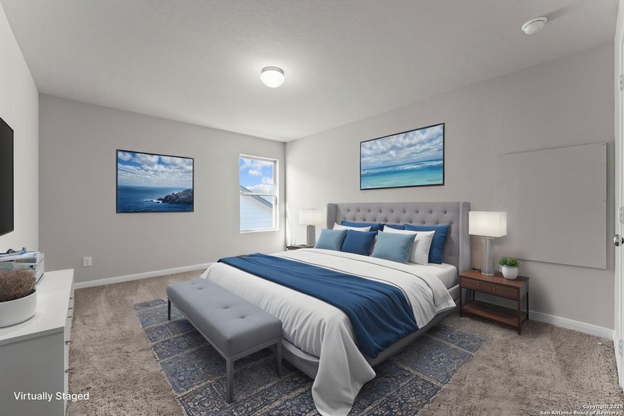 Furnished interior view inside a new home in Agave, San Antonio (Image 7).