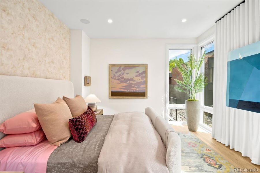 Furnished interior view inside a new home in , Denver (Image 6). Furnished interior view inside a new home in , Denver (Image 6).