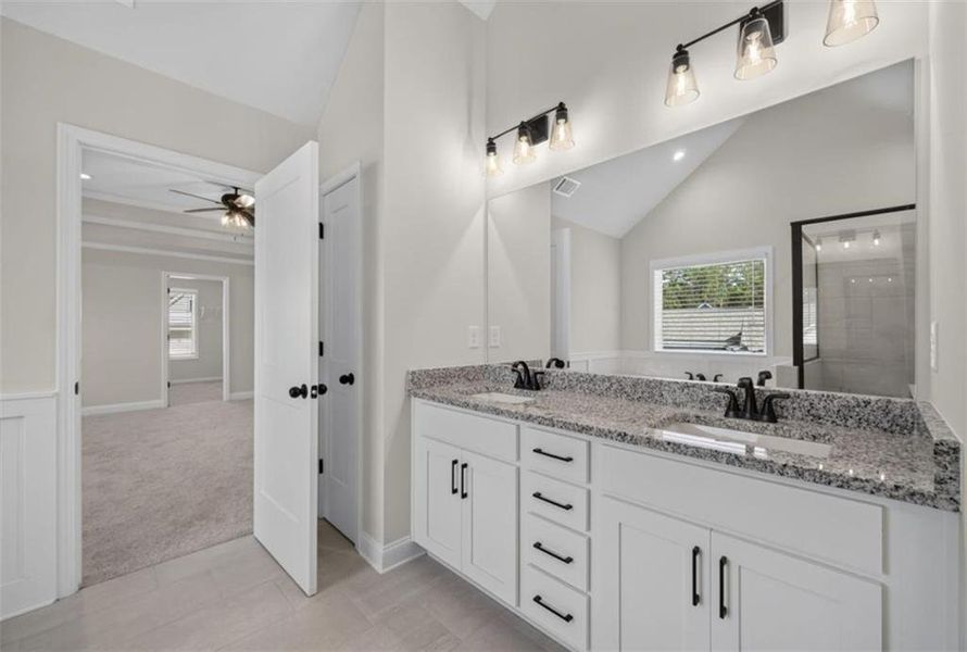 Furnished interior view inside a new home in , Loganville (Image 11).