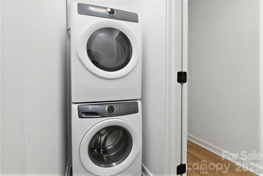 Main floor laundry. Appliances virtually added for effect.