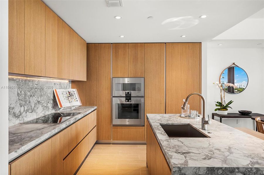 Furnished interior view inside a new home in Five Park, Miami Beach (Image 16). Furnished interior view inside a new home in Five Park, Miami Beach (Image 16).