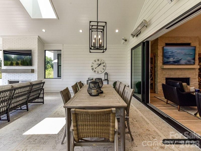 Furnished interior view inside a new home in , Charlotte (Image 4).