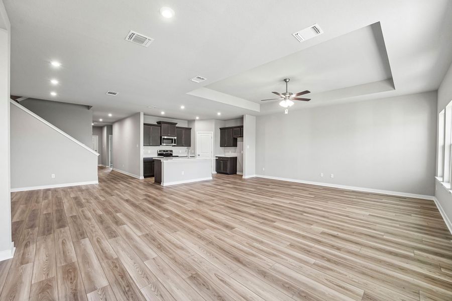 Spacious, unfurnished interior of a new home in Hillside Village, Temple (Image 8). Spacious, unfurnished interior of a new home in Hillside Village, Temple (Image 8).