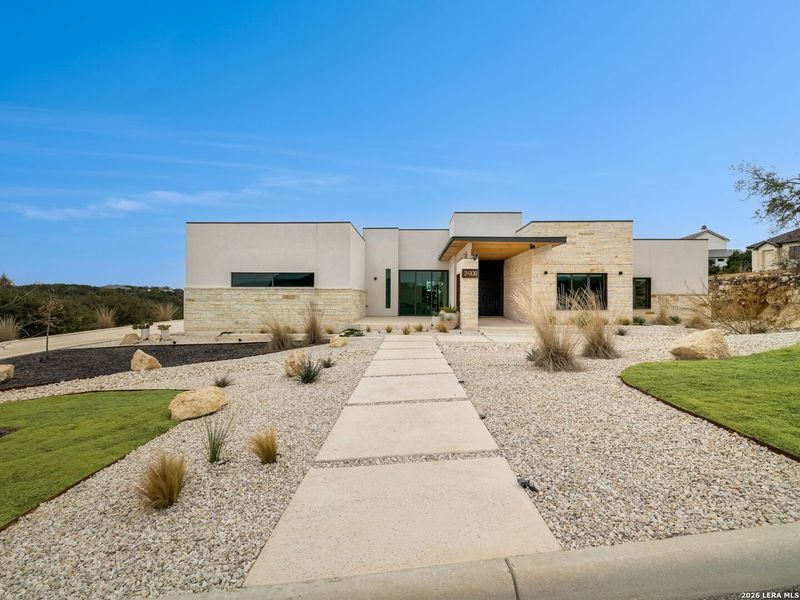 Front exterior of a new home in , San Antonio, TX, highlighting curb appeal (Image 2). Front exterior of a new home in , San Antonio, TX, highlighting curb appeal (Image 2).