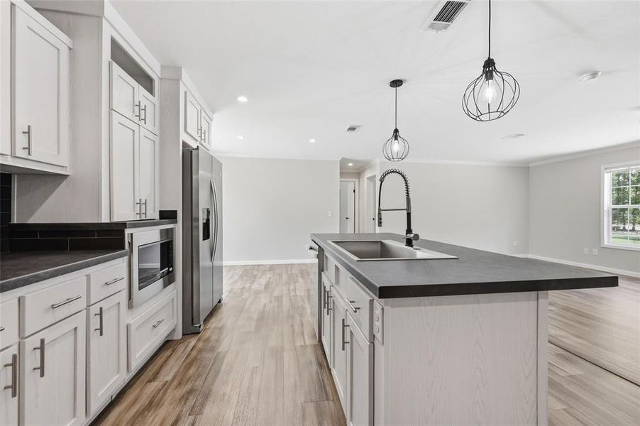 Furnished interior view inside a new home in , Fort White (Image 7).