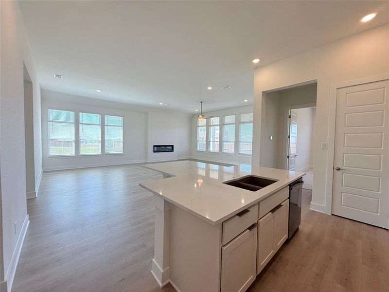 Furnished interior view inside a new home in Polo Ridge, Forney (Image 5).