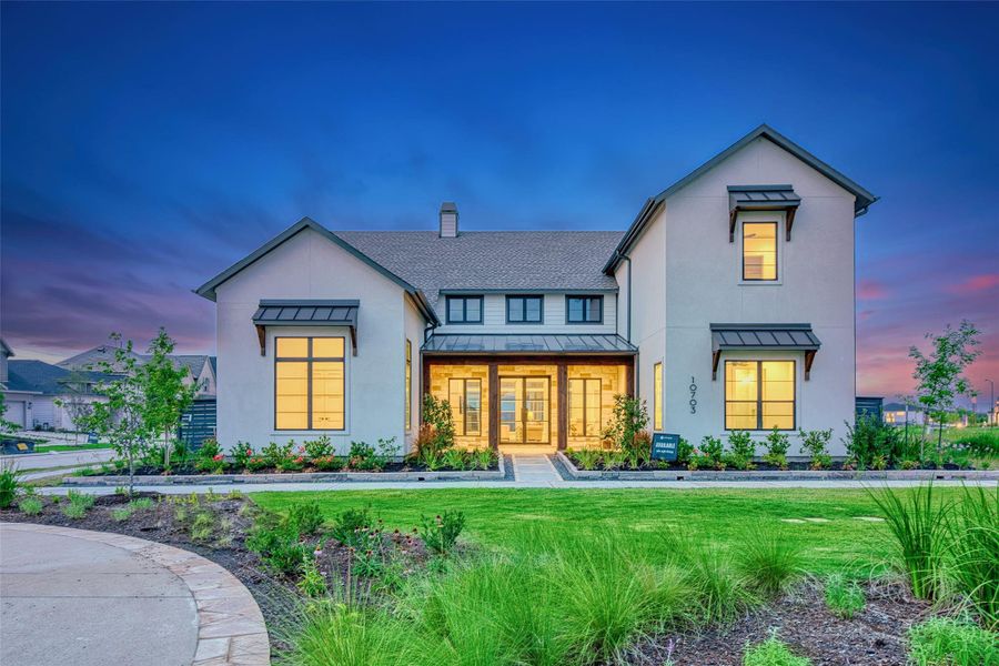 Front exterior of a new home in , Richmond, TX, highlighting curb appeal (Image 2). Front exterior of a new home in , Richmond, TX, highlighting curb appeal (Image 2).