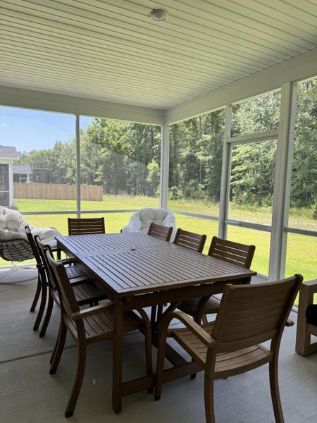 Exterior details and patio area of a home in Heron's Walk at Summers Corner: Arbor Collection, Summerville (Image 3).