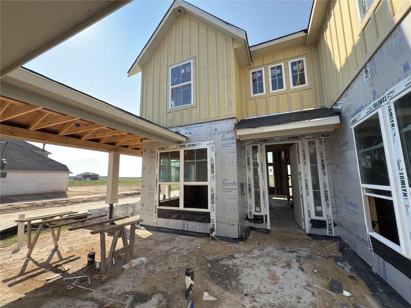 In-progress construction of a new home in Austin Point, Richmond, TX (Image 13). In-progress construction of a new home in Austin Point, Richmond, TX (Image 13).