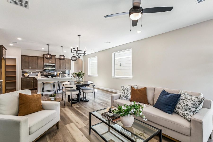 Furnished interior view inside a new home in Heritage Commons, Andover (Image 10).