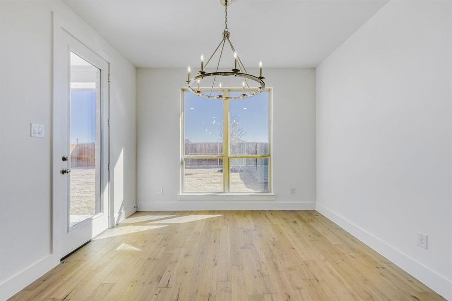 Spacious, unfurnished interior of a new home in Wellington, Haslet (Image 19).