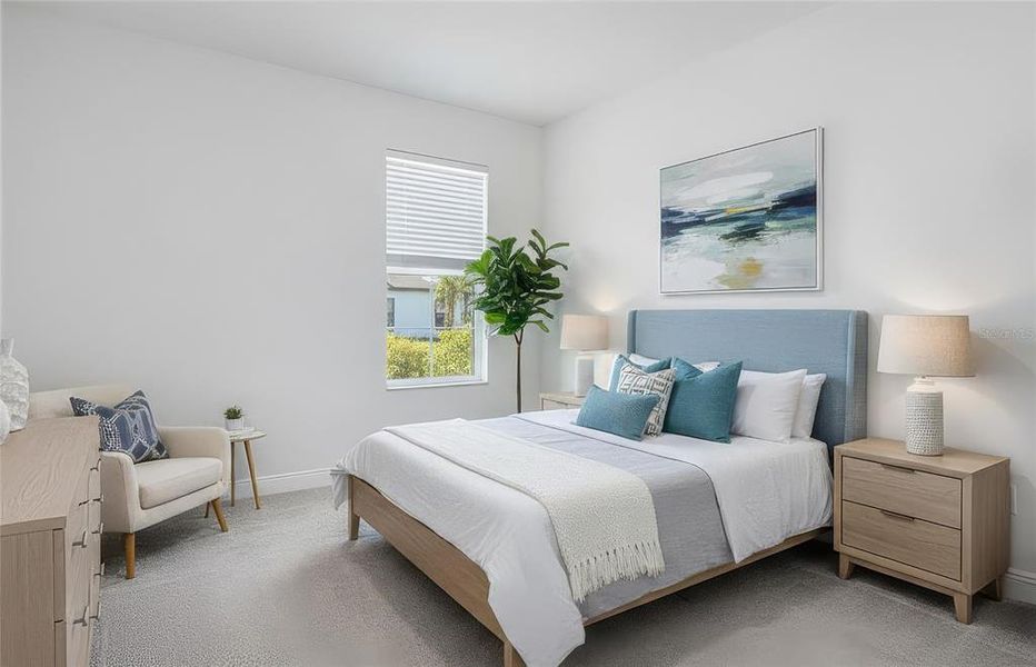 Furnished interior view inside a new home in , Palmetto (Image 10).