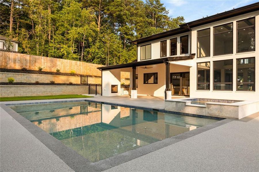 Exterior details and patio area of a home in , Sugar Hill (Image 57). Exterior details and patio area of a home in , Sugar Hill (Image 57).