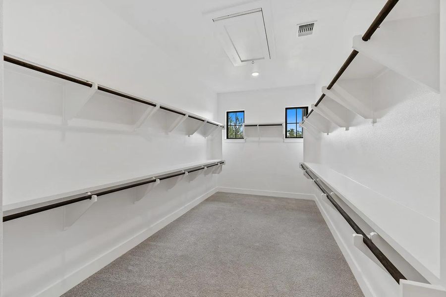 Spacious, unfurnished interior of a new home in Caliterra - 110', Dripping Springs (Image 23). Spacious, unfurnished interior of a new home in Caliterra - 110', Dripping Springs (Image 23).