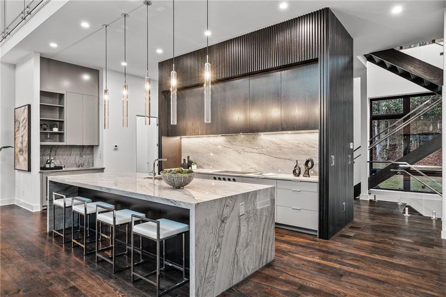 Furnished interior view inside a new home in , Atlanta (Image 18).