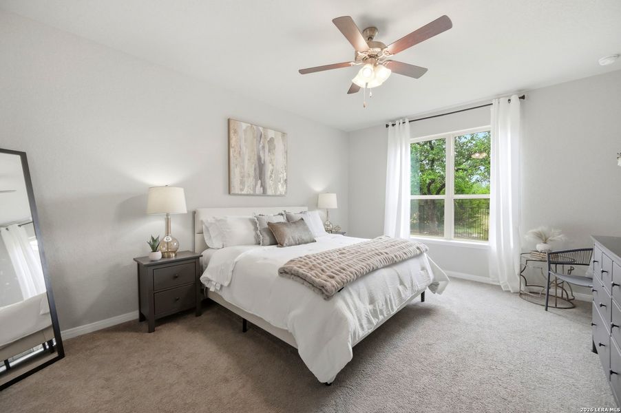 Furnished interior view inside a new home in Ventana, Bulverde (Image 28).