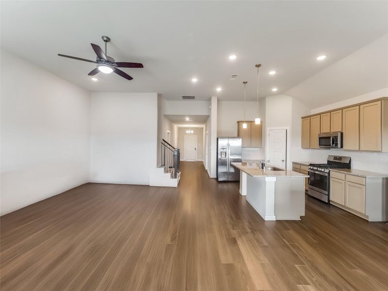 Furnished interior view inside a new home in Marvida, Cypress (Image 8).