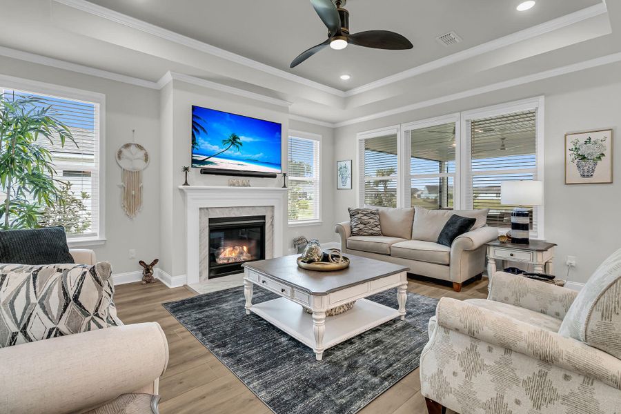 Furnished interior view inside a new home in , Summerville (Image 46).