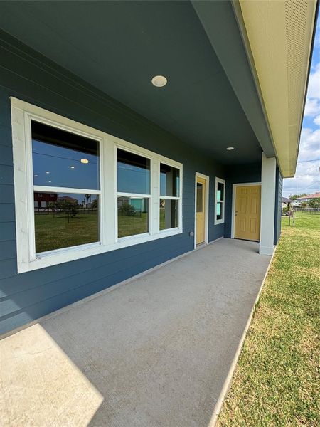 Exterior details and patio area of a home in , Palacios (Image 3). Exterior details and patio area of a home in , Palacios (Image 3).