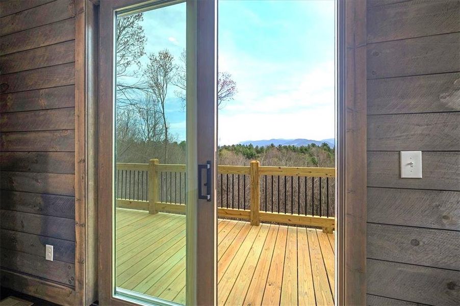 Exterior details and patio area of a home in , Ellijay (Image 20).