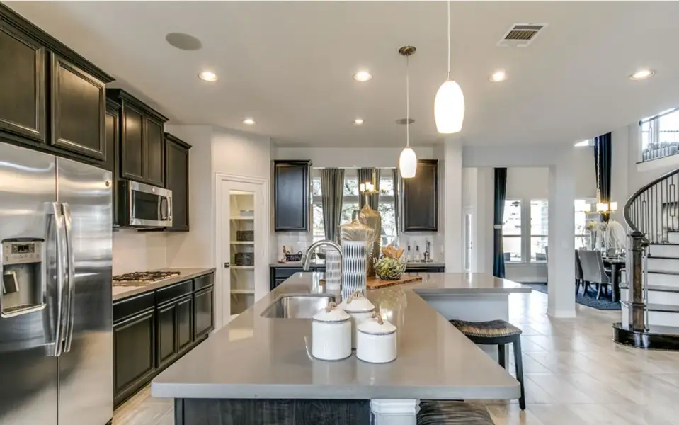 Representative furnished interior of a home built from the Sausalito by CastleRock Communities in Lakesong, Grand Prairie (Image 13). Representative furnished interior of a home built from the Sausalito by CastleRock Communities in Lakesong, Grand Prairie (Image 13).