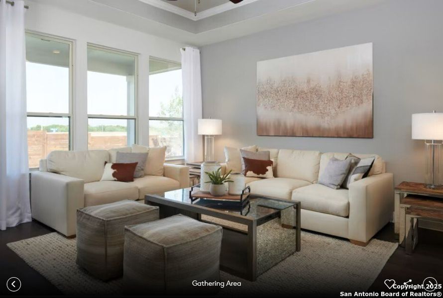 Furnished interior view inside a new home in , San Marcos (Image 6).