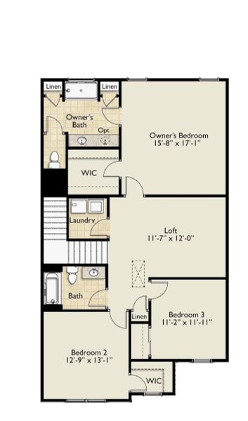 2D floor plan layout of this home in Holly Ridge, Greenville, SC (Image 3). 2D floor plan layout of this home in Holly Ridge, Greenville, SC (Image 3).
