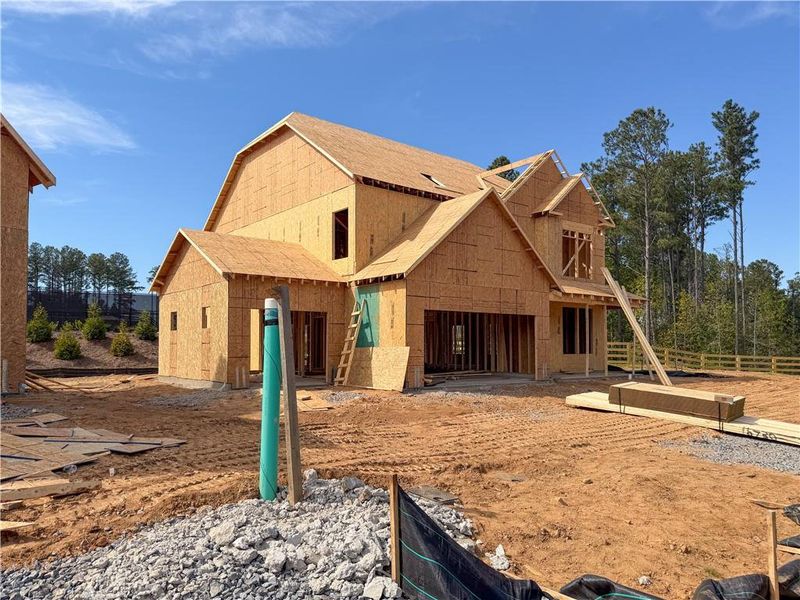 In-progress construction of a new home in , Dallas, GA (Image 41).