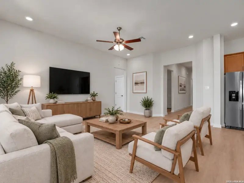 Furnished interior view inside a new home in Comanche Ridge, San Antonio (Image 9).