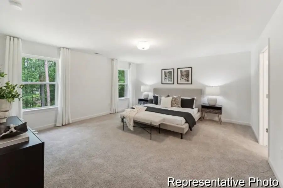 Furnished interior view inside a new home in Meadowview, Pittsboro (Image 13).