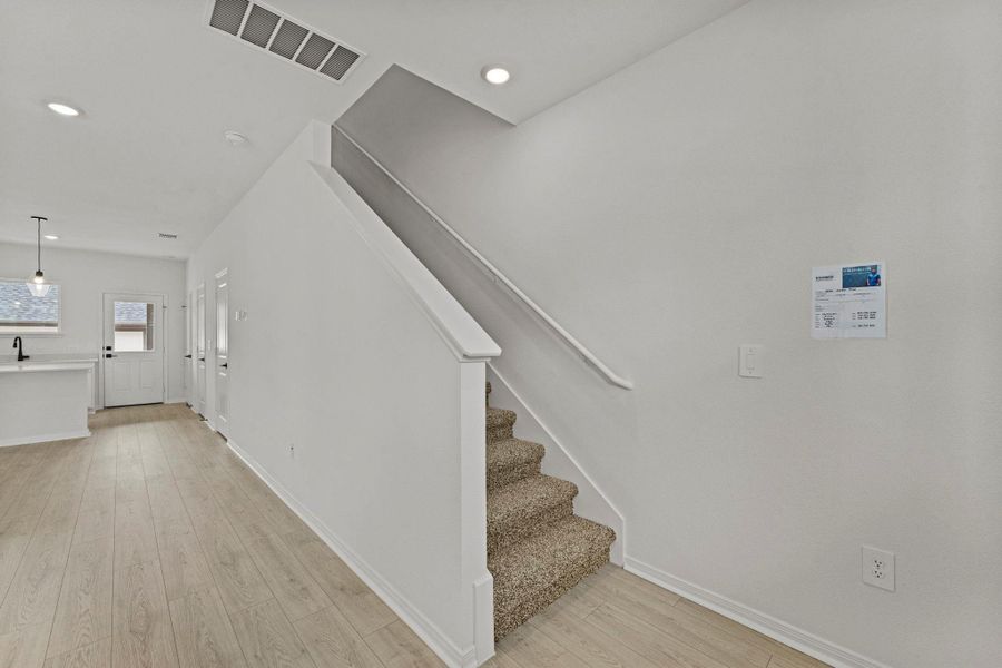 Spacious, unfurnished interior of a new home in Avery Centre, Round Rock (Image 14). Spacious, unfurnished interior of a new home in Avery Centre, Round Rock (Image 14).
