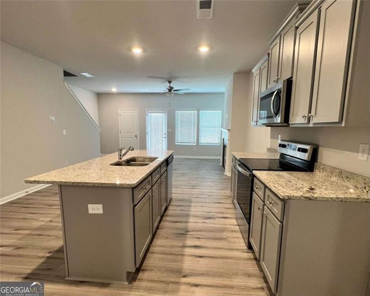 Furnished interior view inside a new home in , Union City (Image 6). Furnished interior view inside a new home in , Union City (Image 6).