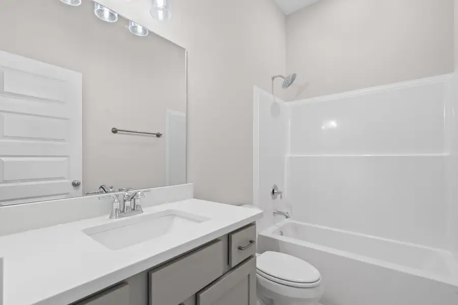 Bathroom with  shower combination and vanity