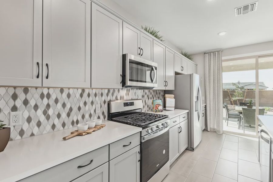 Furnished interior view inside a new home in Camilo at Santana, Yuma (Image 17).