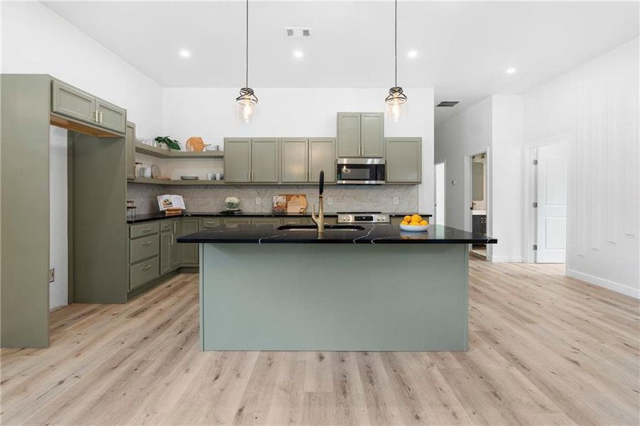 Furnished interior view inside a new home in , Atlanta (Image 5).