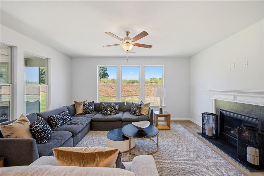 Furnished interior view inside a new home in Brighton, Locust Grove (Image 41).