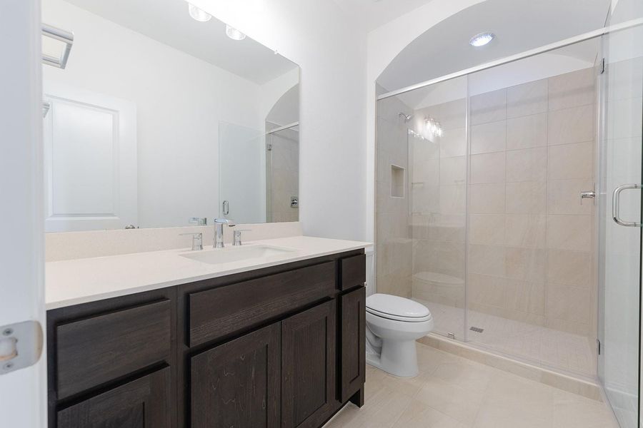 Furnished interior view inside a new home in Lariat - 80', Liberty Hill (Image 11). Furnished interior view inside a new home in Lariat - 80', Liberty Hill (Image 11).