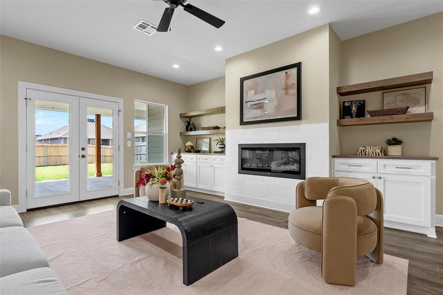 Furnished interior view inside a new home in , Hewitt (Image 19). Furnished interior view inside a new home in , Hewitt (Image 19).