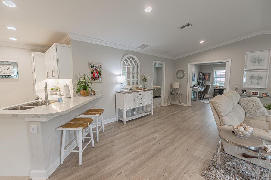 Furnished interior view inside a new home in , Port St. Lucie (Image 5).