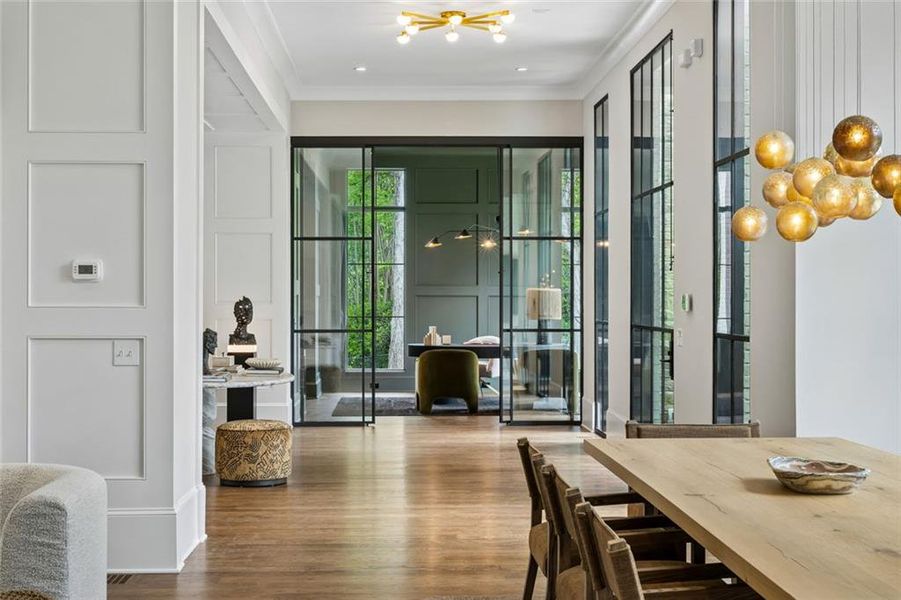 Furnished interior view inside a new home in , Atlanta (Image 42).