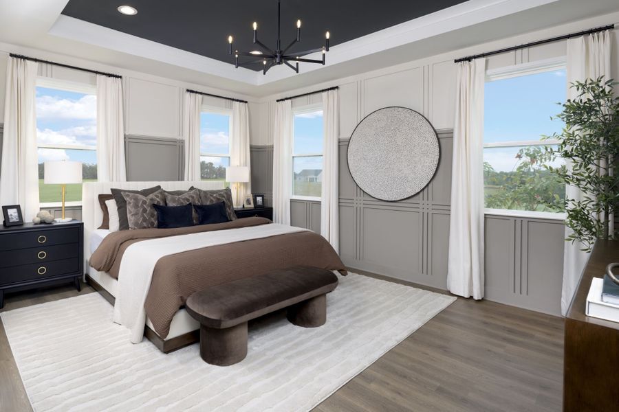 Representative furnished interior of a home built from the Allegheny by Mattamy Homes in Fox Field Farms, Broadway (Image 17).