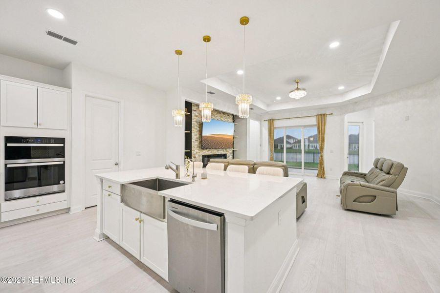 Furnished interior view inside a new home in , St. Augustine (Image 17).