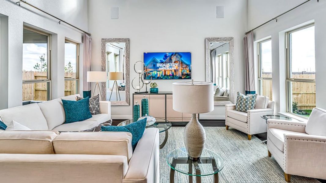 Furnished interior view inside a new home in Avalon at Cypress, Cypress (Image 20).