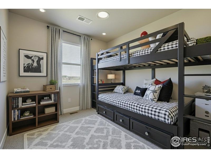 Furnished interior view inside a new home in , Fort Collins (Image 13). Furnished interior view inside a new home in , Fort Collins (Image 13).