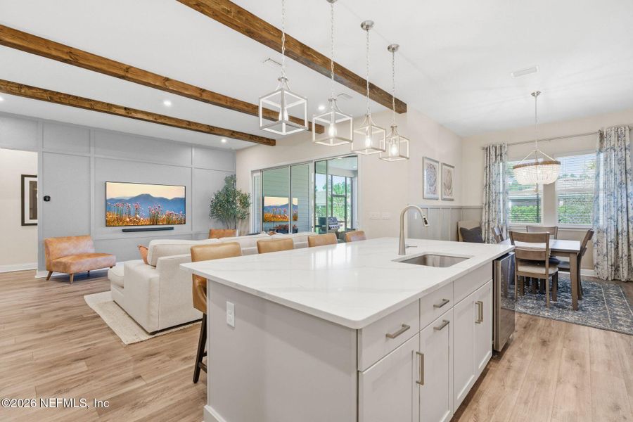 Furnished interior view inside a new home in RiverTown, St. Johns (Image 10).