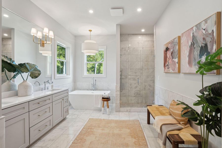 Furnished interior view inside a new home in , Mount Pleasant (Image 10).