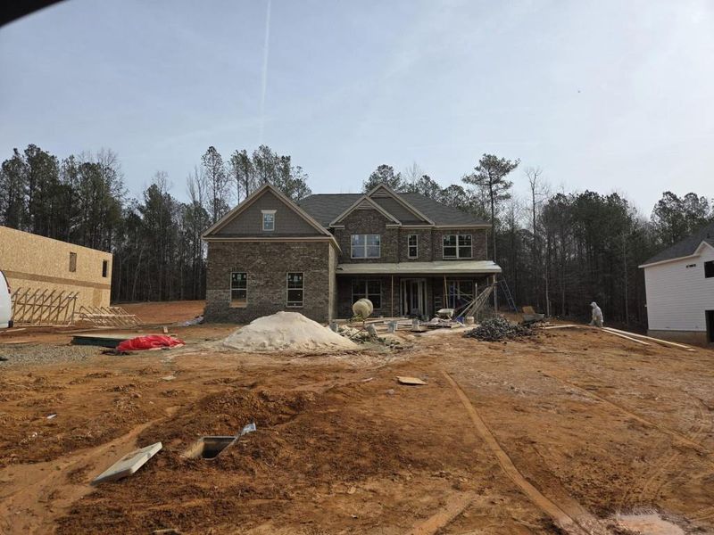 In-progress construction of a new home in Ruby Creek Estates, Atlanta, GA (Image 6).