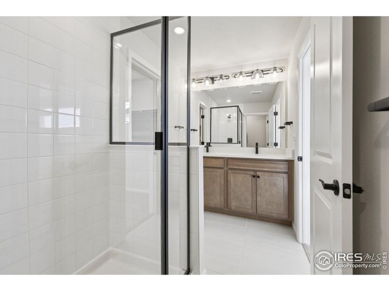 Furnished interior view inside a new home in The Villas Collection at Sterling Ranch, Littleton (Image 8).