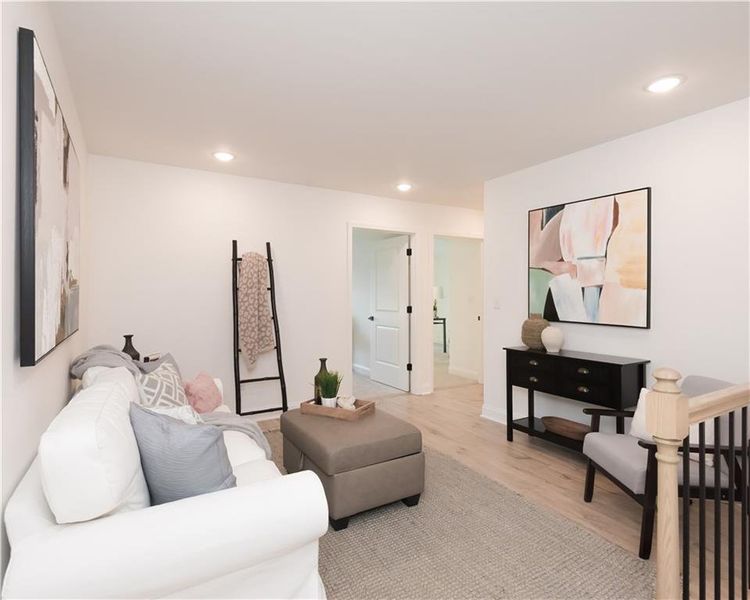 Furnished interior view inside a new home in , Snellville (Image 31).